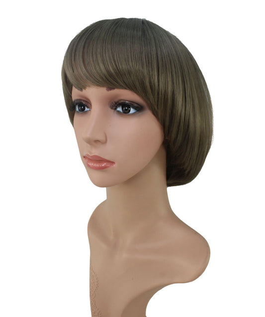 "耐熱商品☆ショートウィッグ☆カワイさ満点ボブスタイル☆小顔効果抜群! アレンジ自由 ウィッグネット付き♪ W-760 "