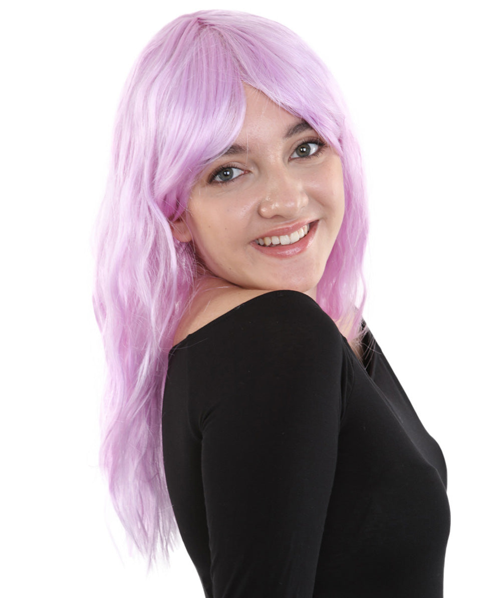 Wigs2you ハロウィンパーティープレミアムレディース H-1767 着け心地が良い とても快適 グラマラマ ライトパープルウィッグ