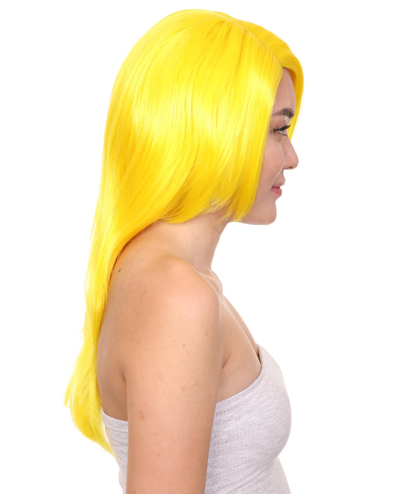 Wigs2you ハロウィンパーティー プレミアム レディース H-934 3レイヤーのパーティーガールウィッグ イエローカラー