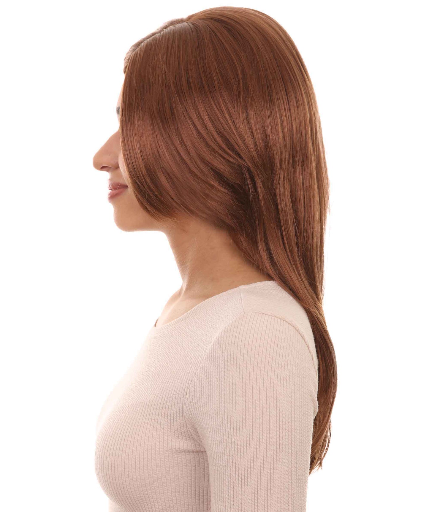 Wigs2you ハロウィンパーティープレミアム H-958 3レイヤーのパーティーガールウィッグ オーバーンブラウン色