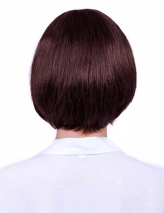 30歳〜40歳 若者の短い HT-019 100% ヒューマンヘア ナチュラルエレガンス ハンドタイド ヒューマンヘア束