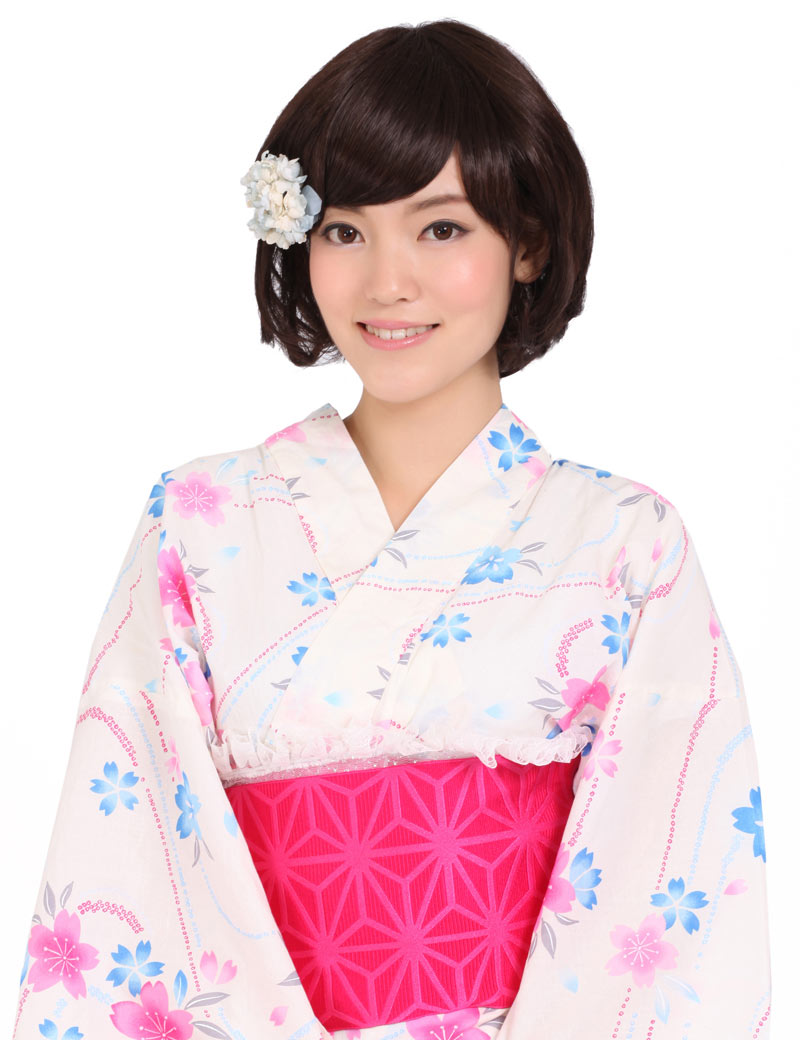"耐熱商品☆ショートウィッグ☆両サイトと毛先に注目!☆ オリジナルスタイル☆アレンジ自由 ウィッグネット付き♪ W-779 "