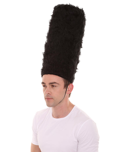 大人向け男性用 JCO-127 イングリッシュ ブリティッシュ ロイヤル ガード ハット 18.5インチトール ブラック コスチューム アクセサリー