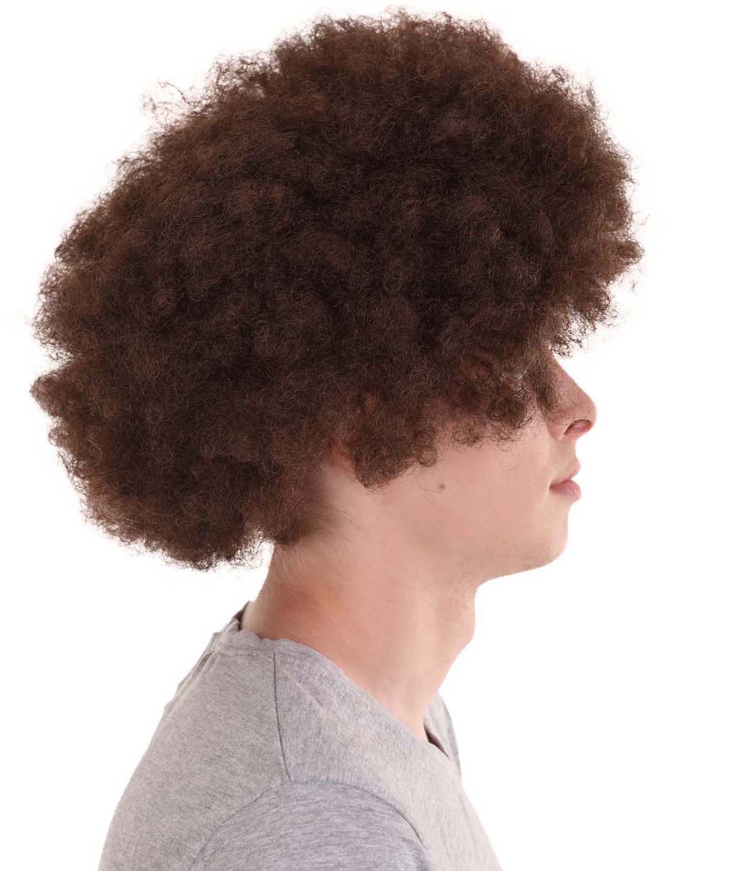 Wigs2you ハロウィンパーティープレミアム メンズ H-641 アフロブラウンカラーウィッグ