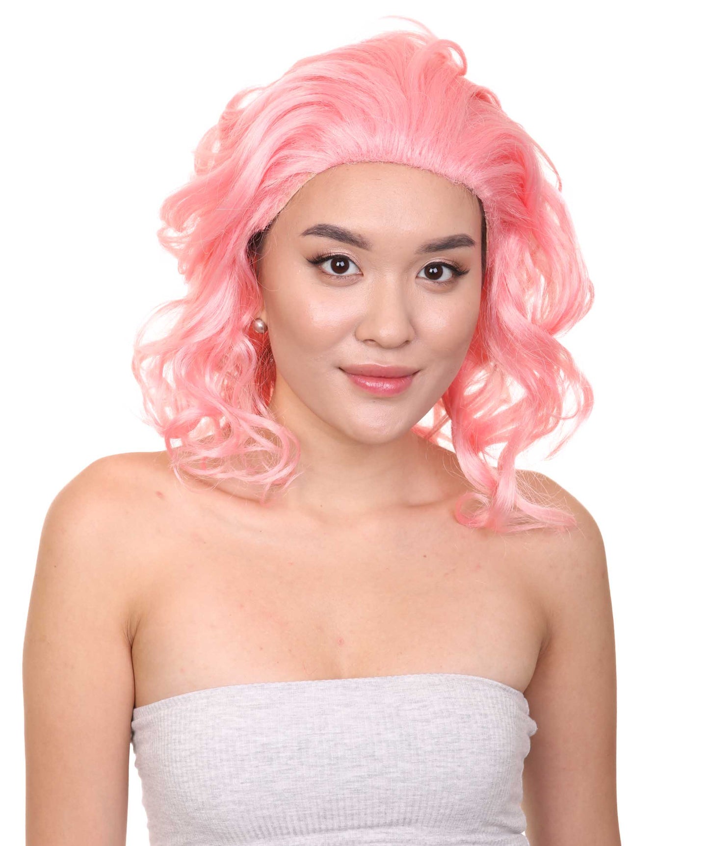 ハロウィンパーティープレミアムレディース H-2574 ブロンドプリンセスウィッグ 女性の美しさを受け入れる