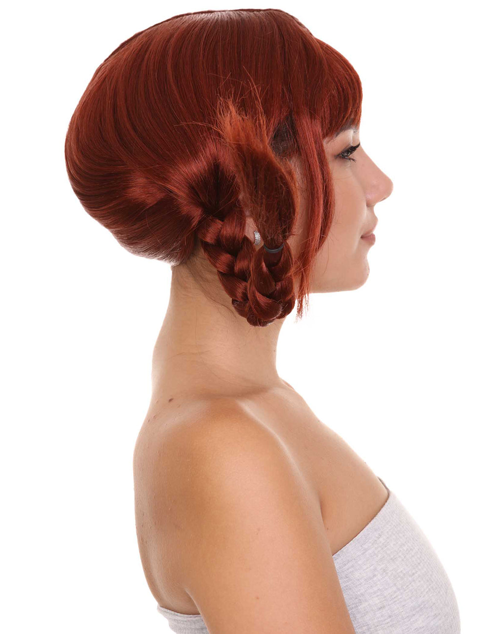 Wigs2you ハロウィンパーティー プレミアム レディース H-1653 簡単装着 とても快適 ピッピ ブラック