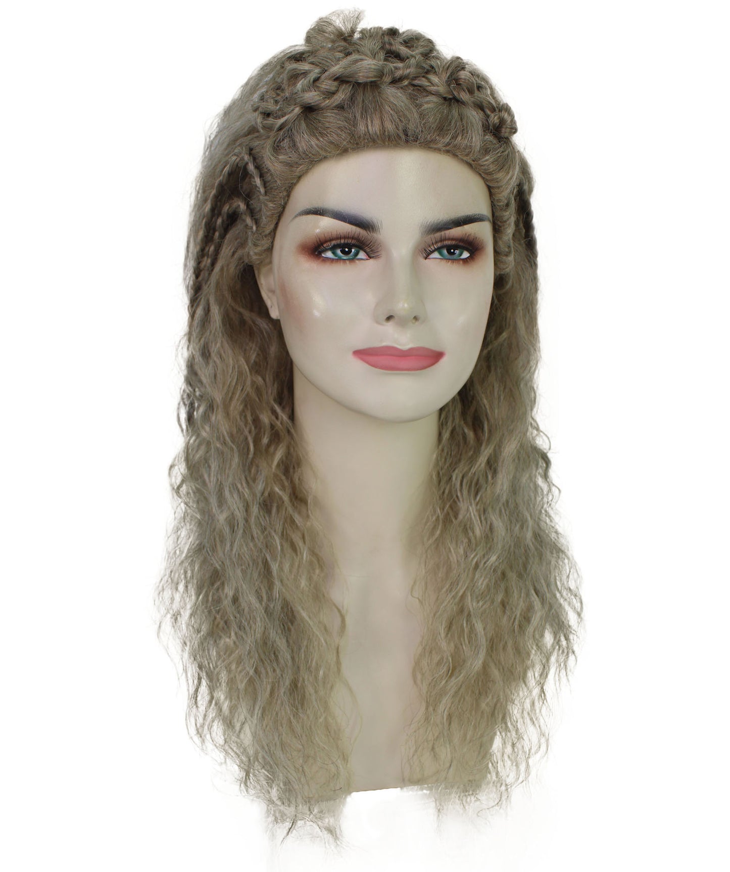 女性 Lagertha Wavy Multiple ウィッグ H-6786 ヴァイキングにインスパイア (2013–2020) コスプレ ハロウィーンや仮装パーティーに最適
