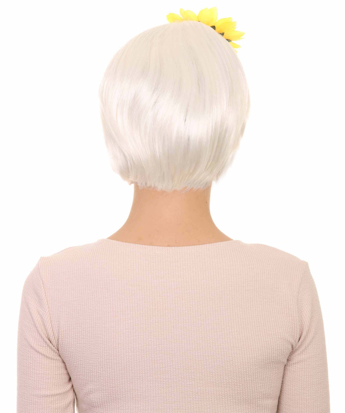 ハロウィンパーティ プレミアム レディース H-4560 エリカ ホワイトショートウィッグ ヘアクリップセット ホテルトランシルバニア