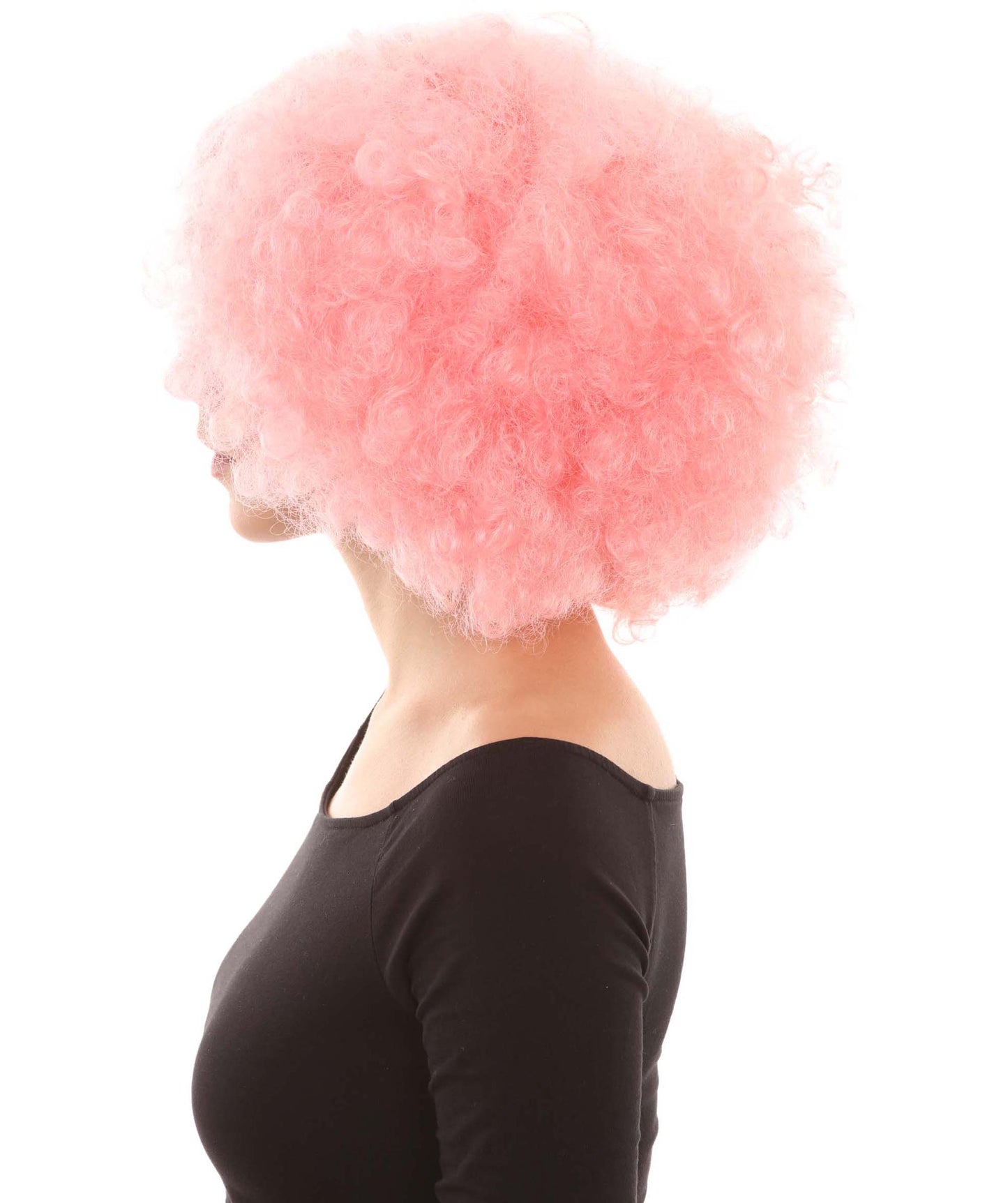 Wigs2you ハロウィンパーティ プレミアムレディース H-980 ショートピンク かわいいカーリーウェーブウィッグ