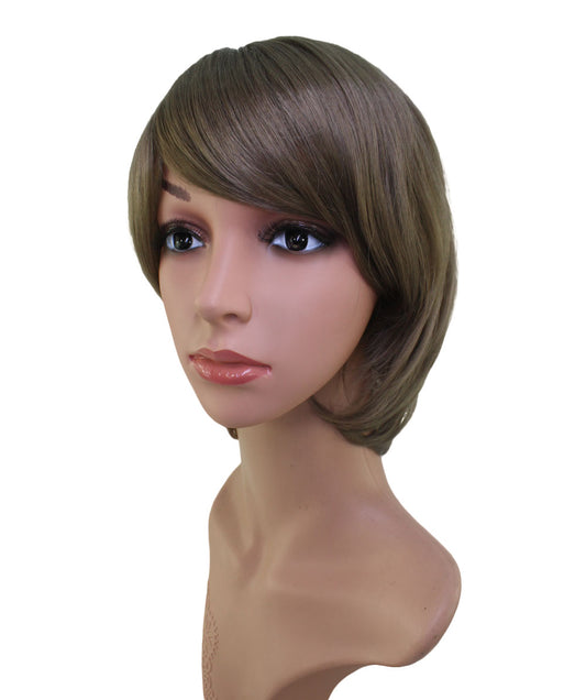 耐熱商品☆毛先のシャギーでスッキリとナチュラルに♪ さらさらロングストレートスタイルです♪ ウィッグネット付き♪ W-565"