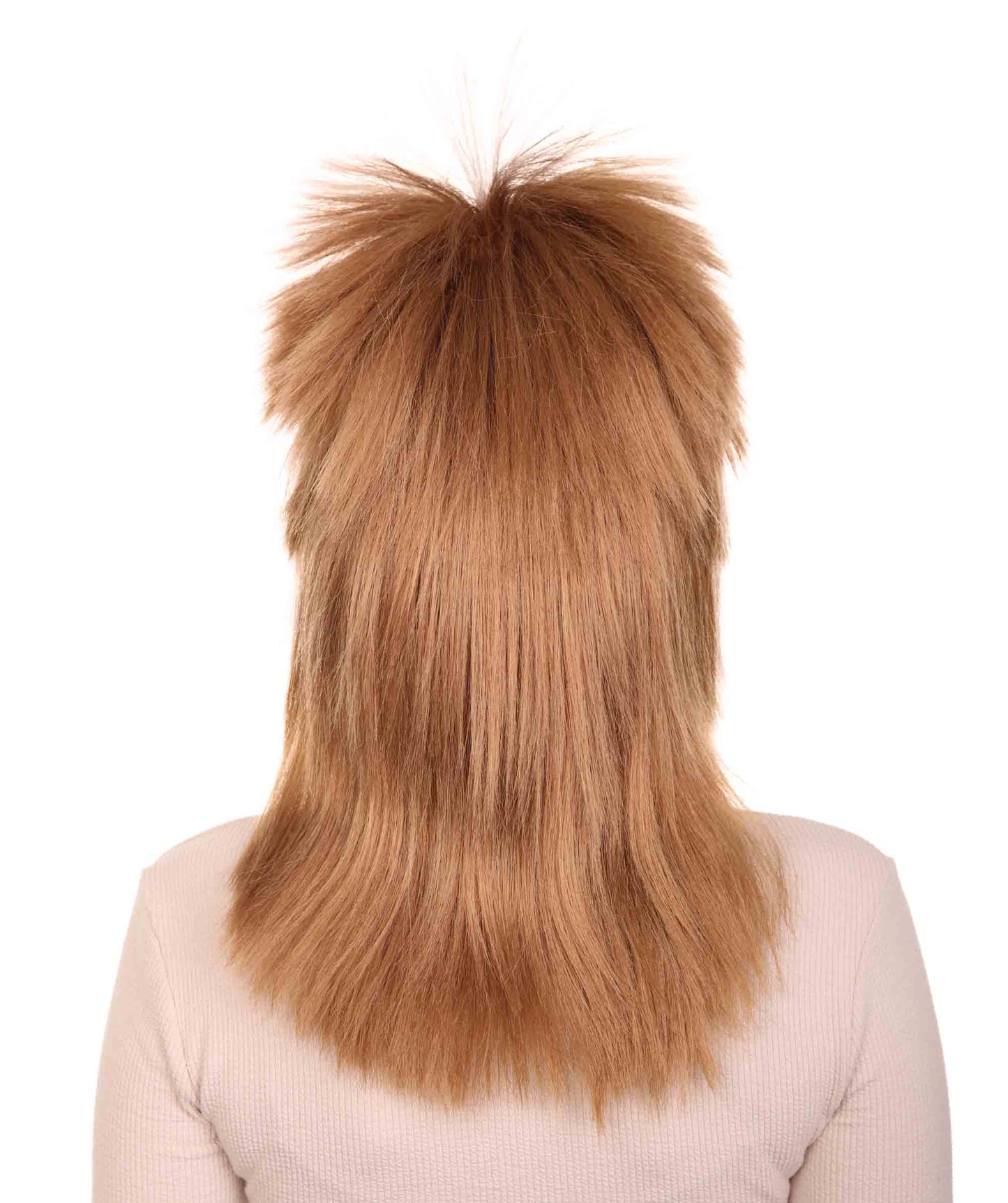 Wigs2you ハロウィン パーティー プレミアム H-1330 簡単に着用でき 快適なフィット感 80 年代女性 Lt ブラウン ロッカー スタイルウィッグ