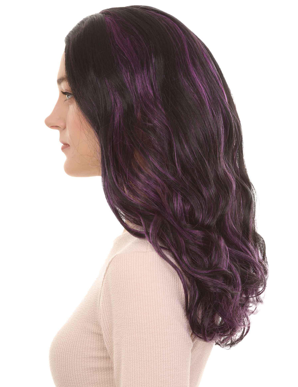 Wigs2you ハロウィンとパーティープレミアムレディース H-507 ブラック サイロックウィッグ X-メン アポカリプス