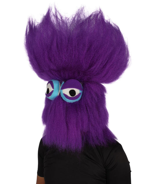 ユニセックス H-6201 アメリカのアニメ映画キャラクター パープルマスク ハロウィンやコスプレに最適 難燃性合成素材