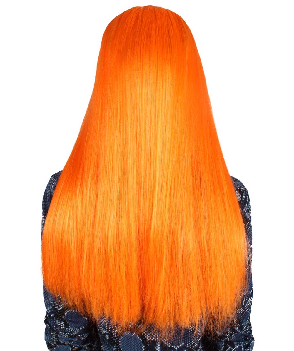 Wigs2you ハロウィンパーティープレミアム H-853 悪の花嫁 II 女性ウィッグ パンプキンオレンジ色