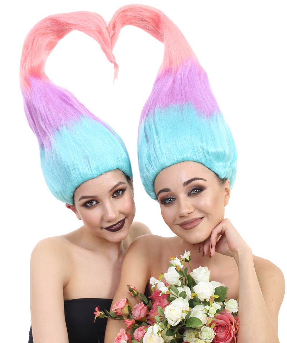 Wigs2youハロウィンパーティープレミアムレディースH-1877 着けやすい 非常に快適 コスプレウィッグ 女性ツイントロールスタイル