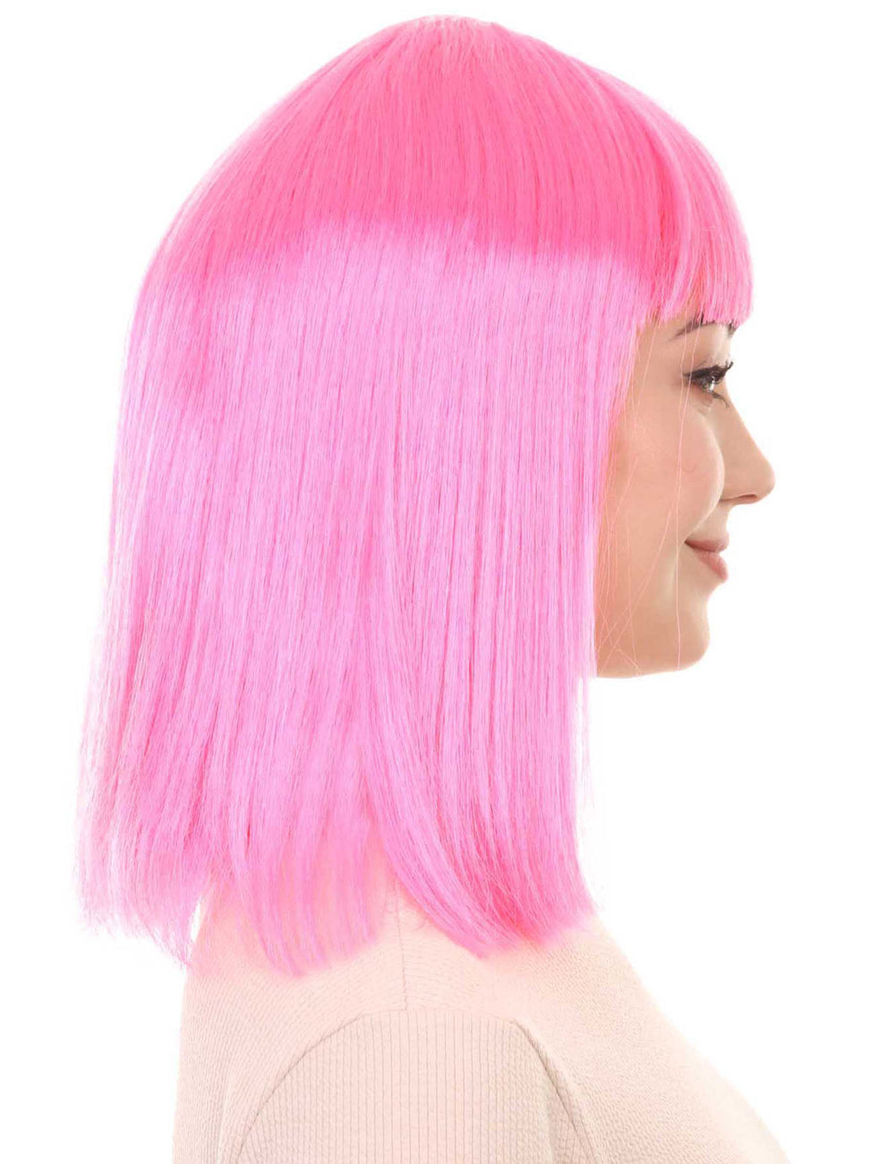 Wigs2you ハロウィン パーティー プレミアム レディース H-682 ミディアム ホットピンク ボブウィッグ