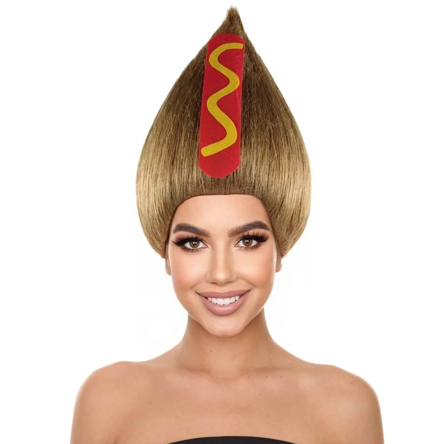 Wigs2youハロウィンパーティープレミアムレディースH-1920 着けやすい 非常に快適 ホットドッグトロールウィッグ
