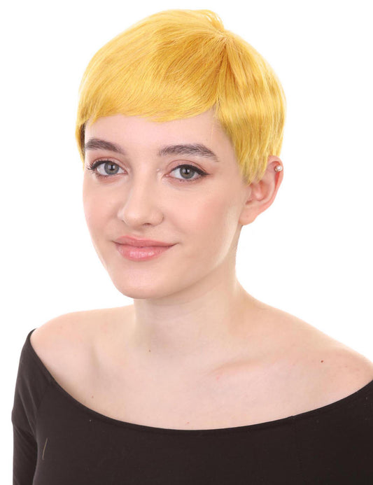 Wigs2you ハロウィンパーティープレミアム レディース H-594 コウノトリウィッグ ゴールデンイエロー