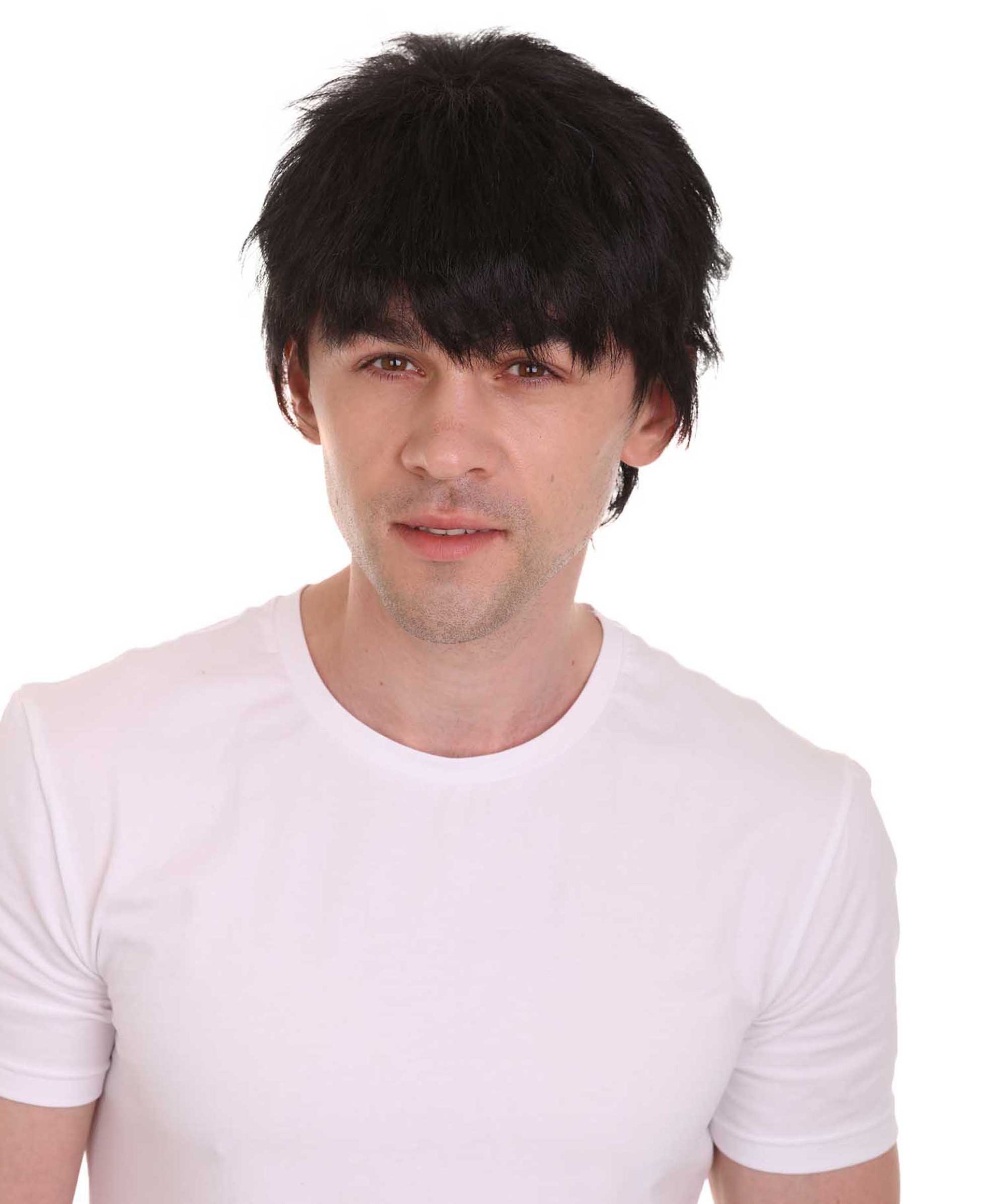 ハロウィンパーティ プレミアム男性用 H-4268 カンフー ブルース・リー コスプレウィッグ