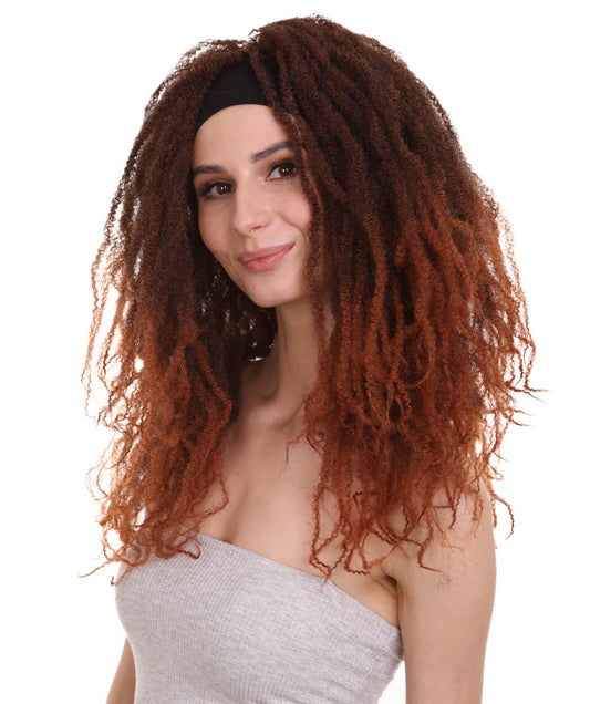 Wigs2youハロウィンパーティープレミアムレディースH-1963 美しい見た目のデラックスドレッドロックヘッドバンド付きウィッグ