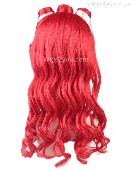 婦人用かつらの上のレトロなピン|党がすぐに使える想像コスプレ・ハロウィンかつら|割増空気を通すCaplessなキャップH-446