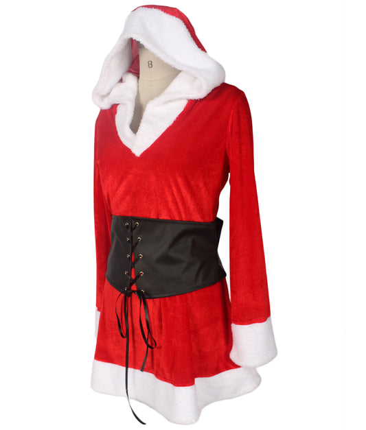 大人女性用!サンタクロース風コスチューム!クリスマスにおすすめ。JCX-034