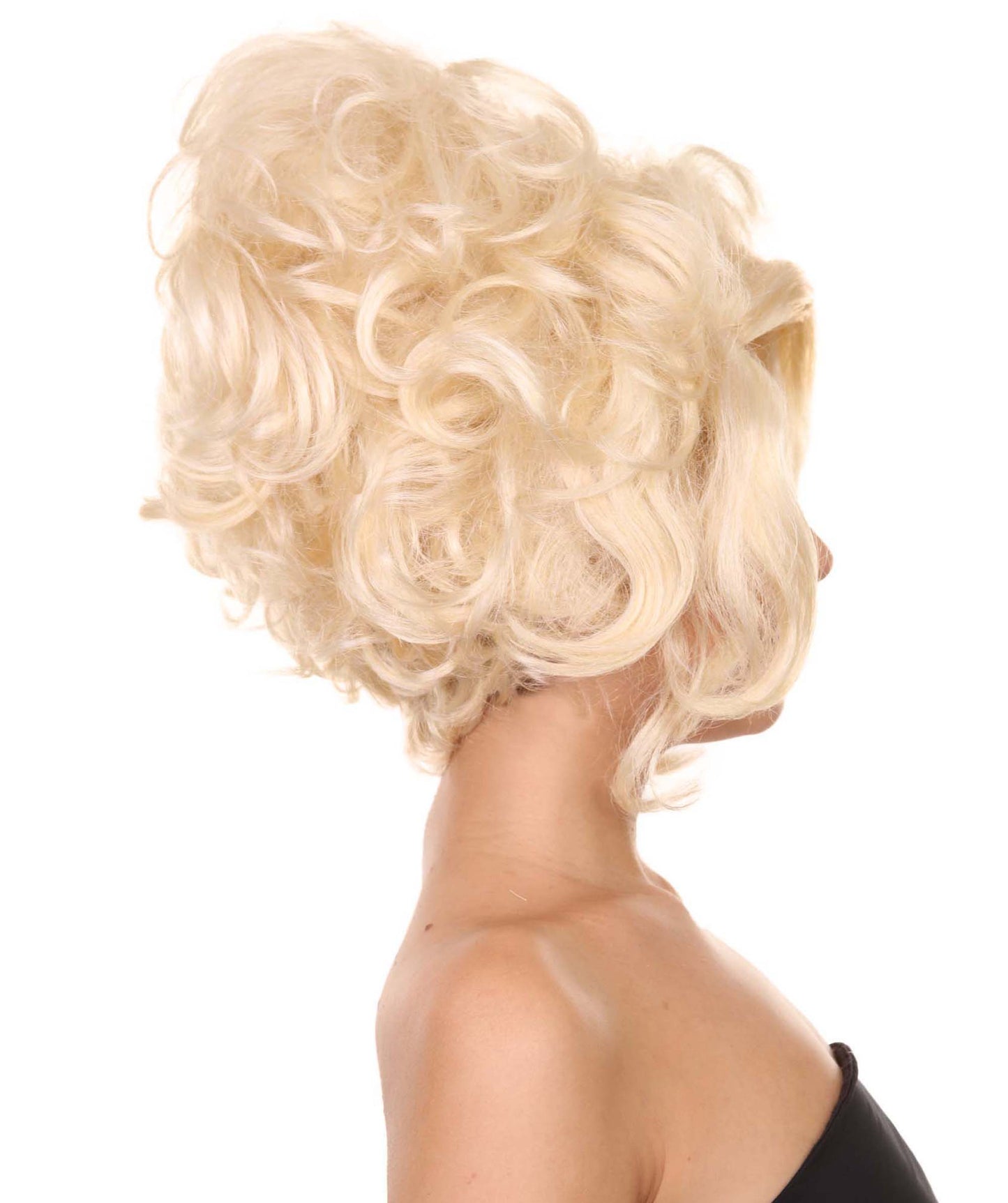 プレミアムハロウィンパーティー 女性 H-5387 ミディアムレングス ハロウィン バロック ルネサンスレディ ドラッグウィッグ ブロンド