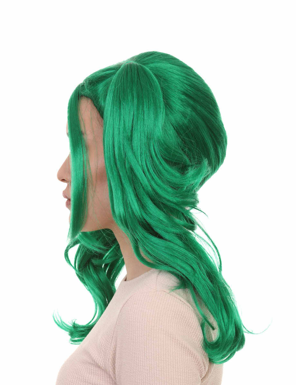 Wigs2you ハロウィンパーティー プレミアム レディース H-741 ドリー ピグテール ウィッグ ダークグリーン色