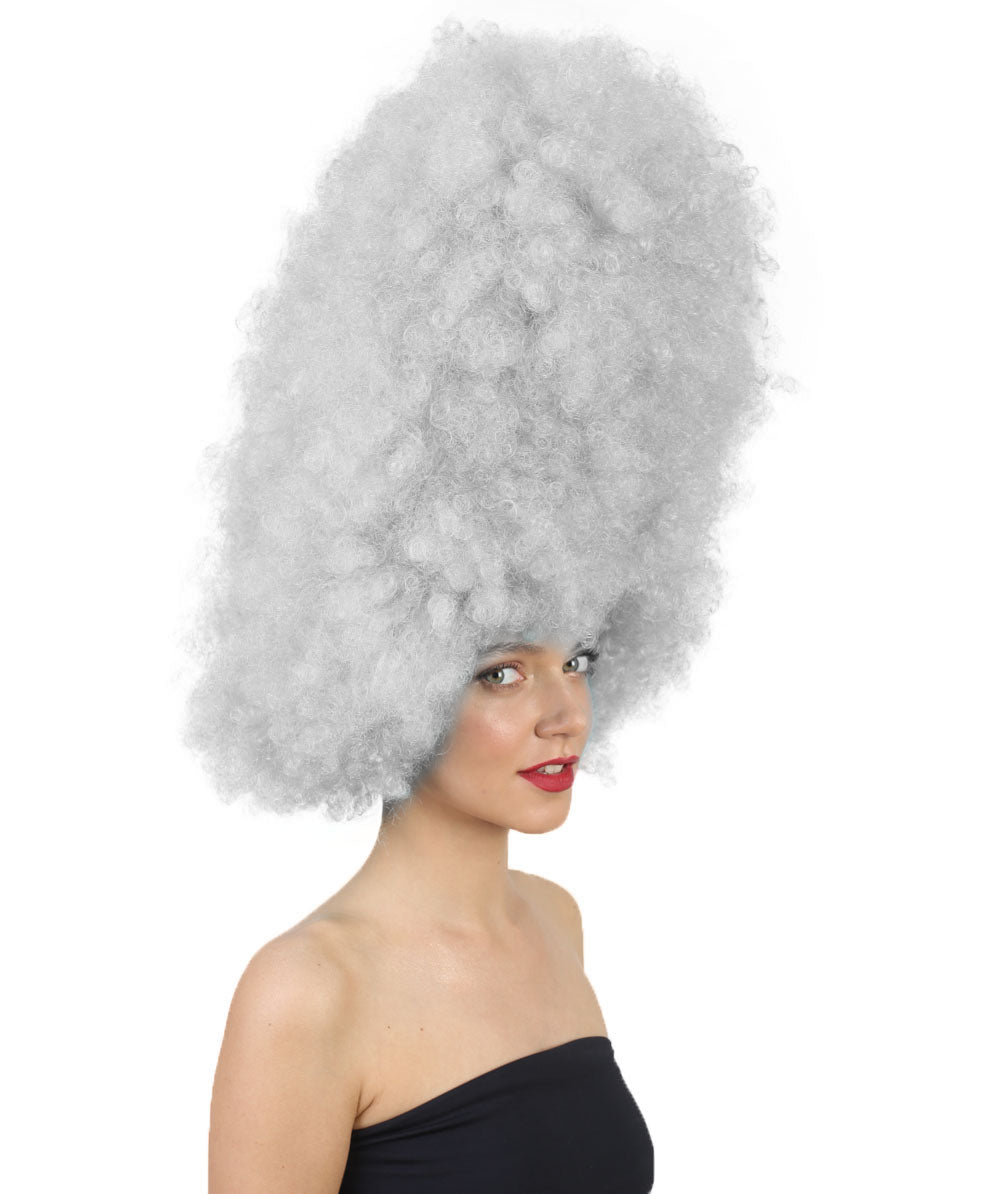 Wigs2you ハロウィンパーティ プレミアムレディース H-2013 着用しやすい 超巨大 グレー アフロウィッグ スタイルを大きくする