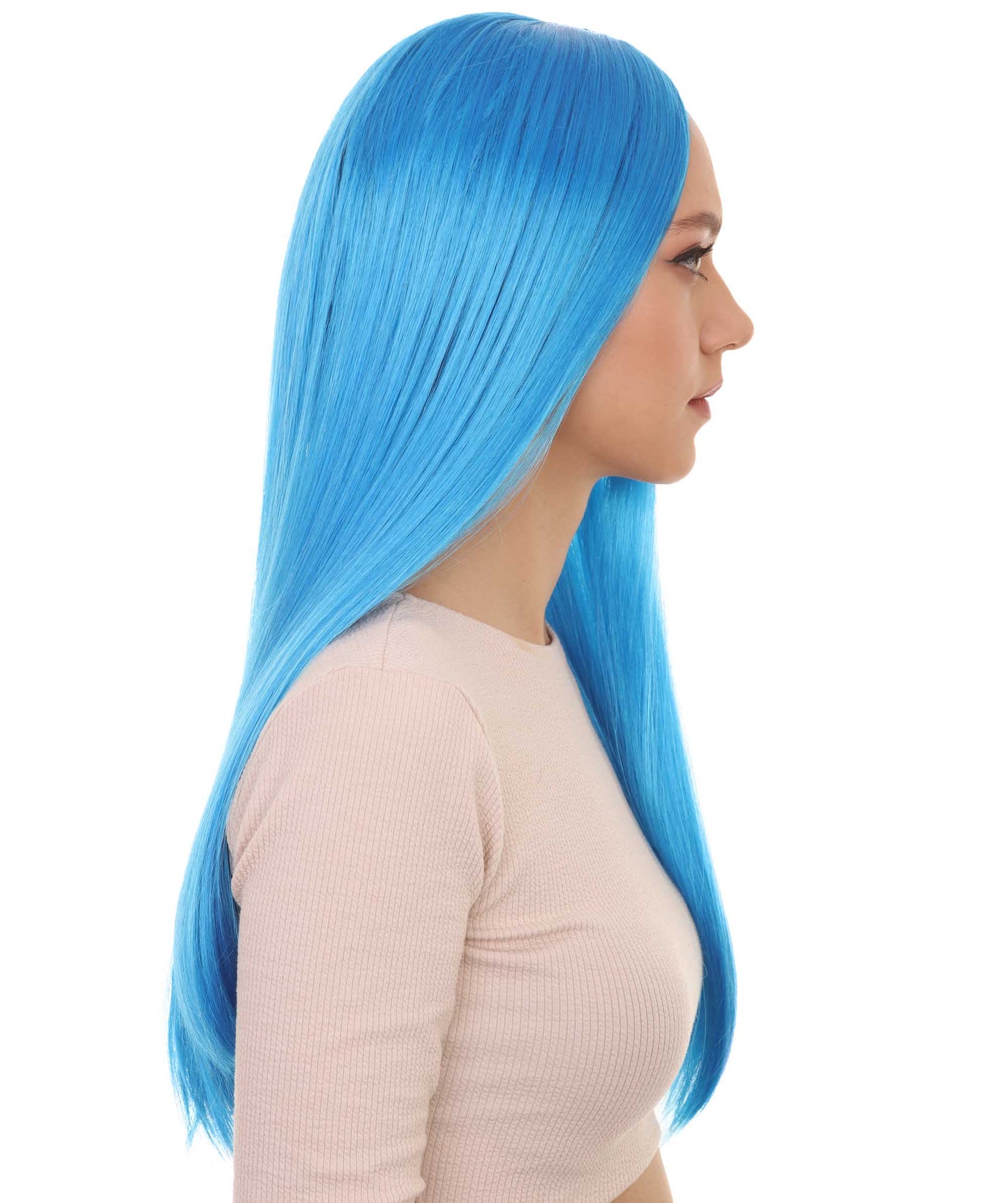 Wigs2you ハロウィンパーティープレミアム H-857 悪の花嫁 II 女性ウィッグ ロイヤルブルー色
