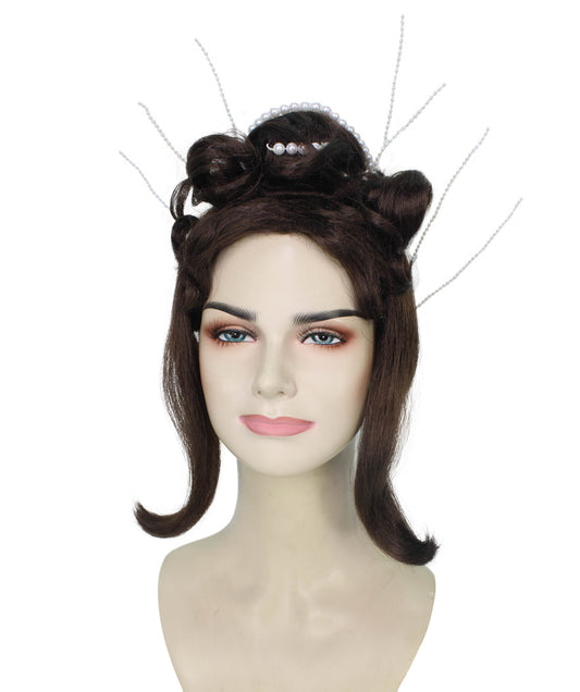 女性用 H-5971 ドラッグクイーンウィッグ ハロウィンに最適 合成繊維 コスプレウィッグ