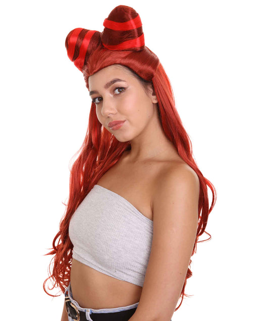 ハロウィンパーティープレミアム大人の女性用 H-2528 ポイズンアイビーウィッグ 現代の淑女のためのエレガントなウィッグへの一歩