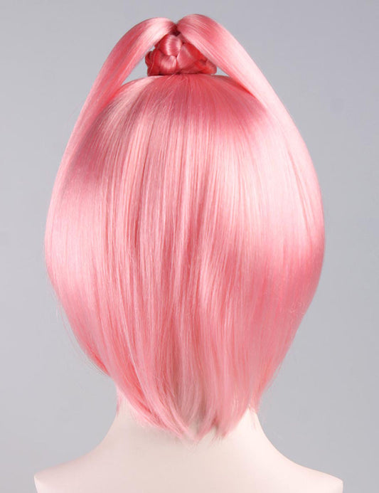カワイイ・ピンクの婦人用かつら 性格ボブ・コスプレ・ハロウィンかつら|割増空気を通すCaplessなキャップH-303