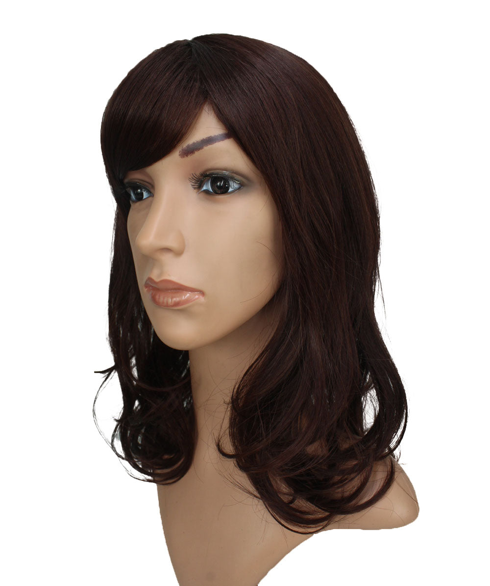 エアリーカールが可愛い!ふわふわヘアで柔らかな女の子に 耐熱です ウィッグネット付き W-537
