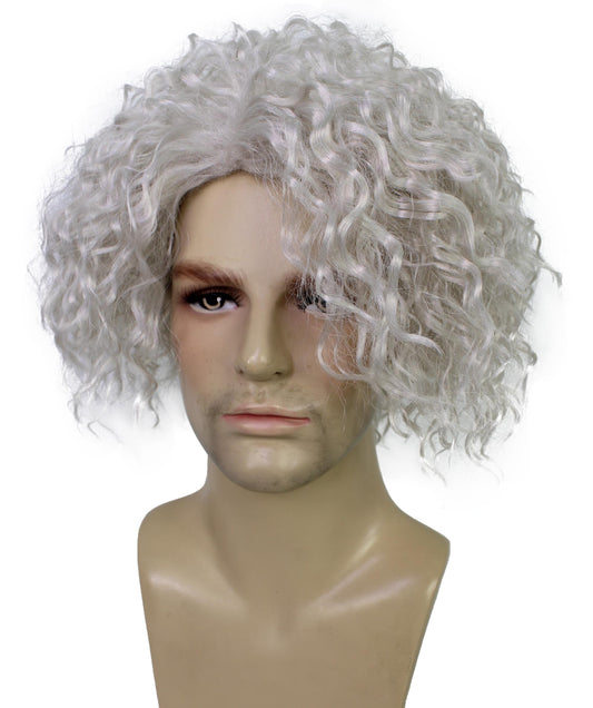 コミックブック超悪役ウィッグH-6805-GY複数の色のハロウィーンの巻き毛のかつら