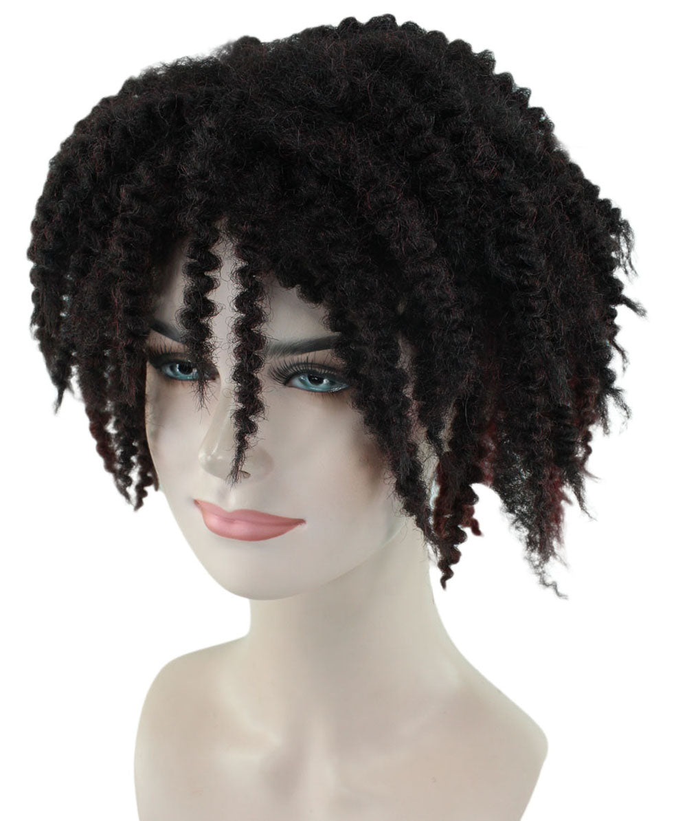Wigs2youハロウィンパーティープレミアムレディースH-1953 着けやすい 非常に快適 ショートブラックドレッドロックウィッグ