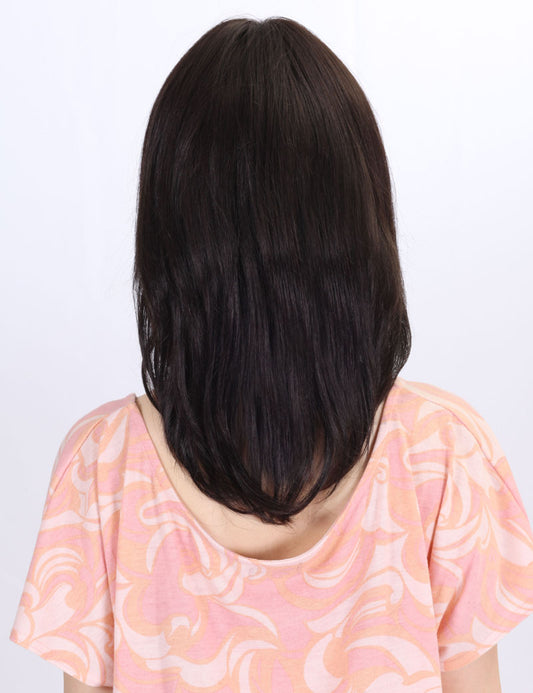 HH-110、人毛100%。ストレートロングウィッグとさらさら定番スタイル。