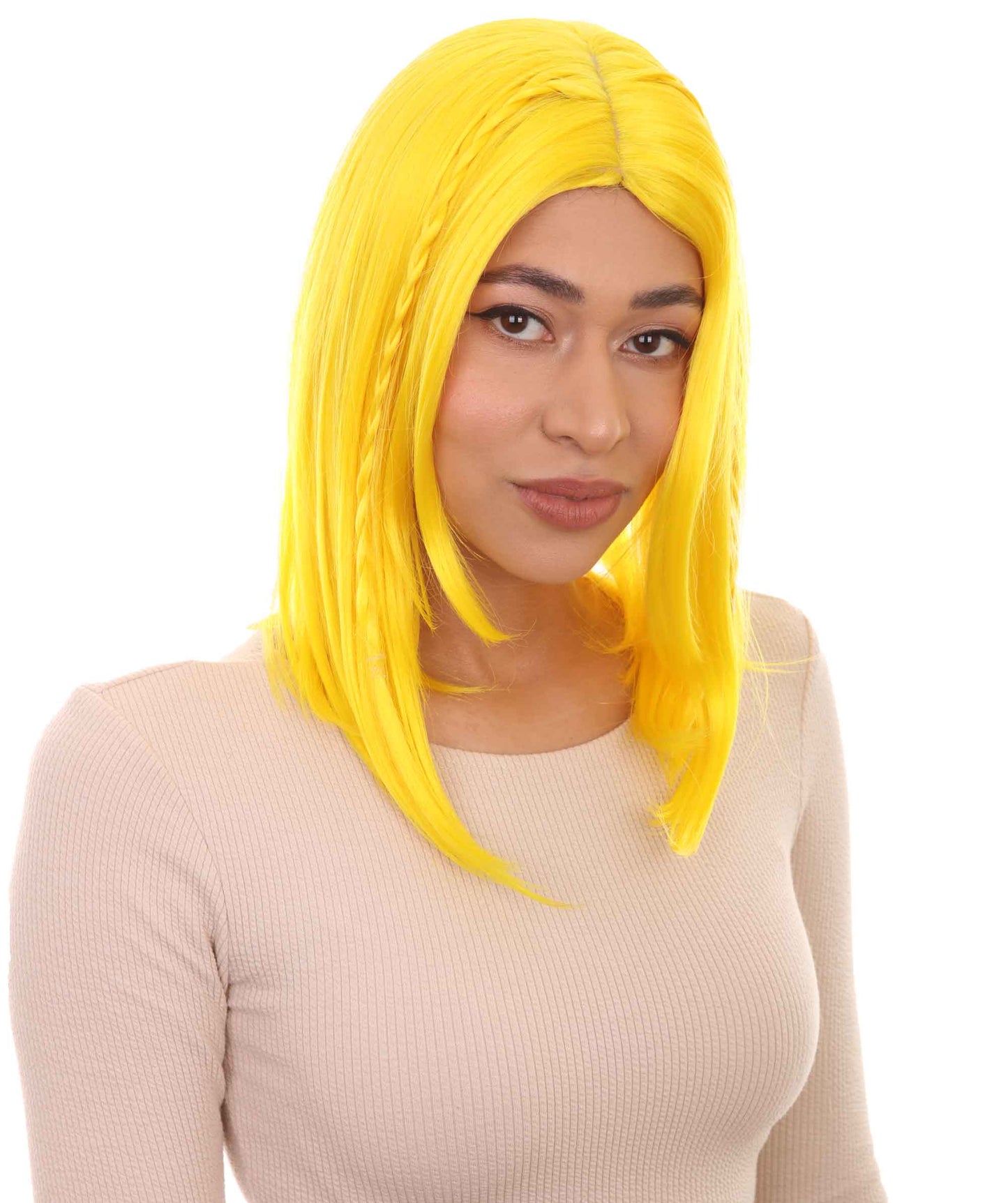 Wigs2you ハロウィンパーティープレミアム H-894 スワンプクイーンウィッグ イエロー色