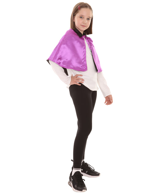 パープル&ブラック JCO-206(Kids)_6 ハロウィン コスチューム 子供用 バンパイア ケープ