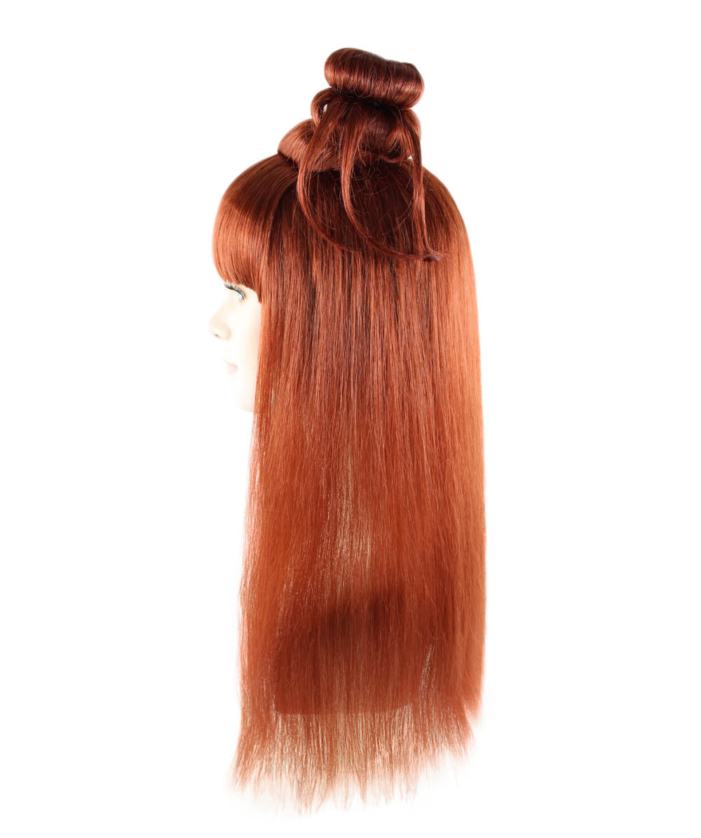 Wigs2you ハロウィン パーティー プレミアム レディース H-1196 快適なフィット ダーク オーバーン アジアン プリンセス ウィッグ