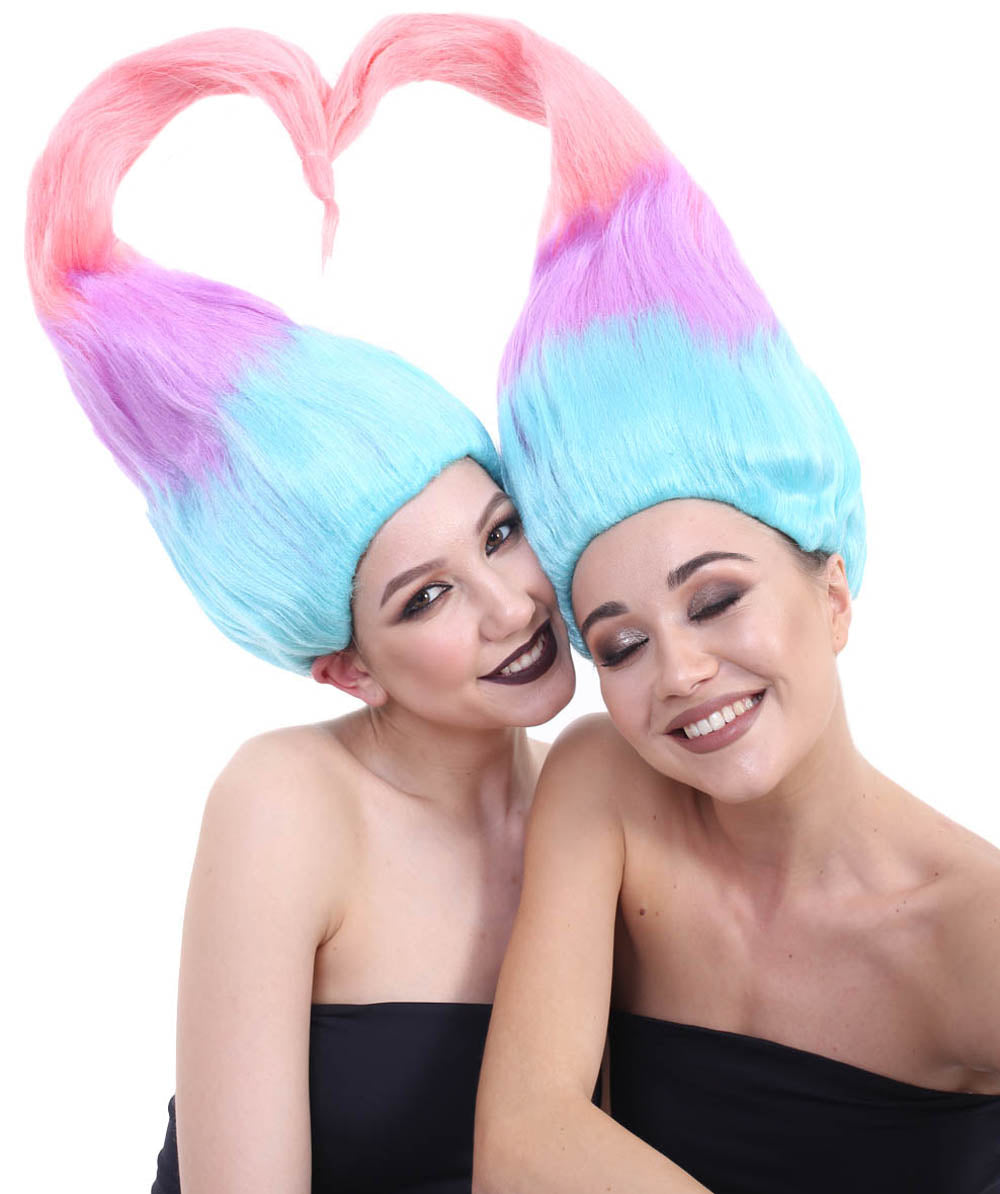 Wigs2youハロウィンパーティープレミアムレディースH-1877 着けやすい 非常に快適 コスプレウィッグ 女性ツイントロールスタイル