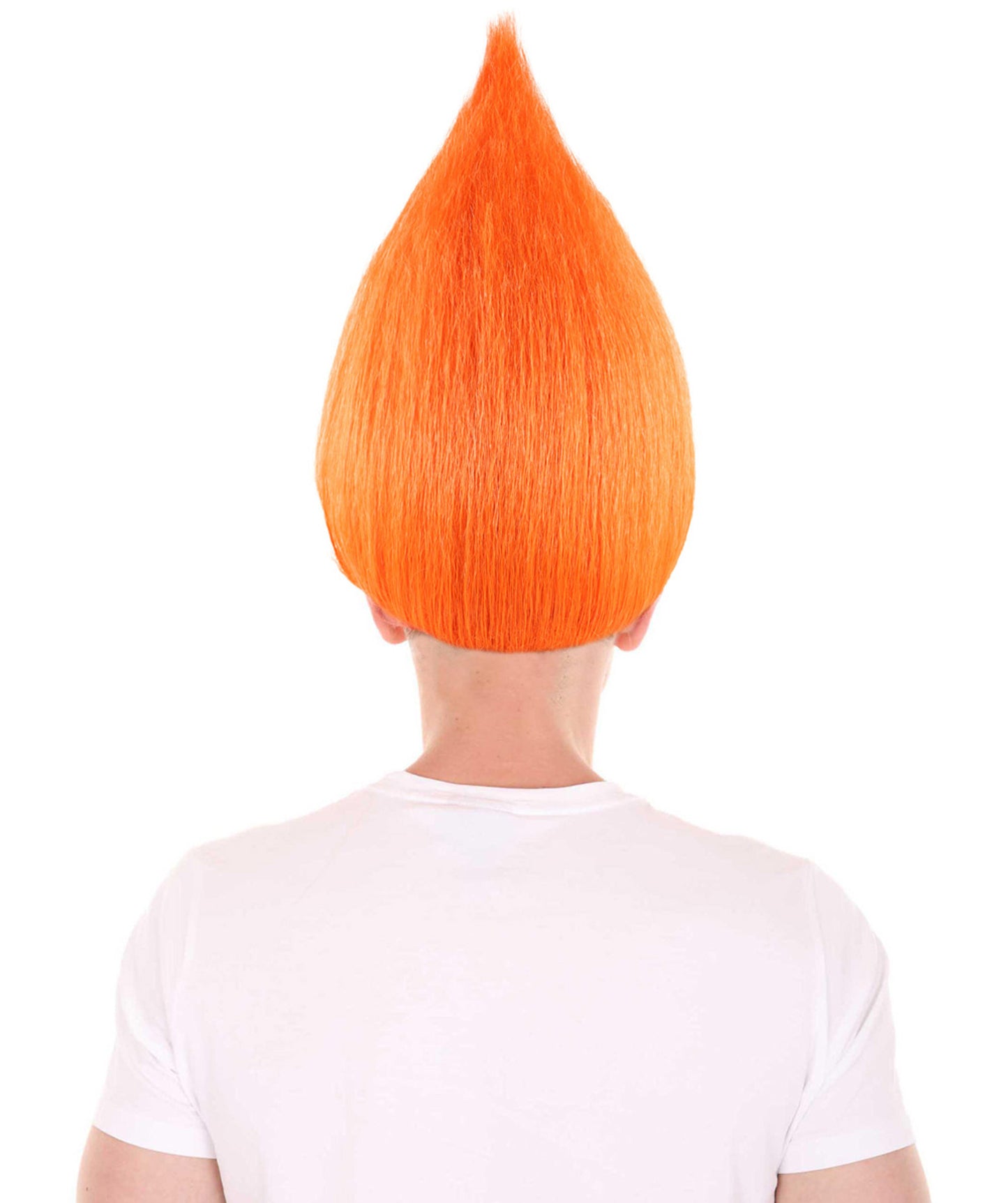 Wigs2you ハロウィンパーティープレミアム メンズ H-636 トロールズウィッグ オレンジ色