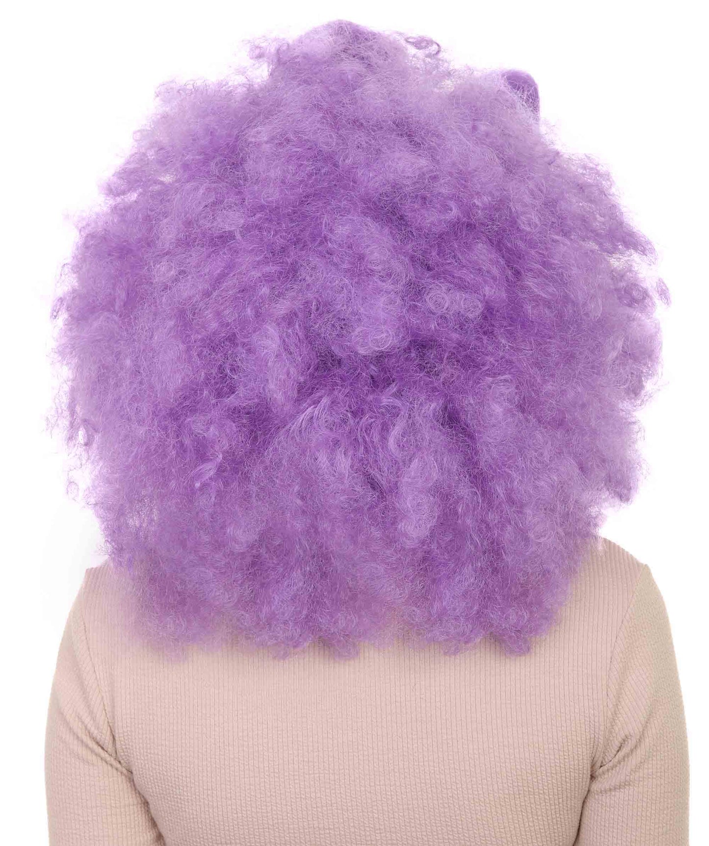 Wigs2you ハロウィン パーティー プレミアム レディース H-1243 着けやすい 快適なフィット感 ライラック アフロ スモール ボウウィッグ