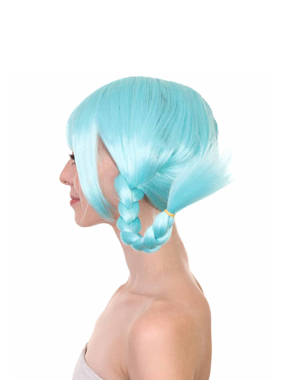 Wigs2you ハロウィンパーティープレミアムレディース H-1638 着用が簡単 とても快適 ピッピ ブルー