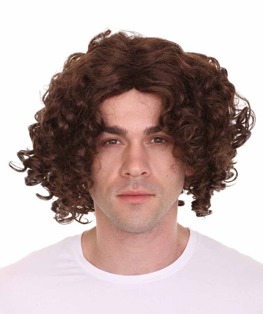 男性用「マイケル・シュルテ」ブラウンウィッグ H-4369 セレブウィッグ プレミアム通気性キャップレスキャップ