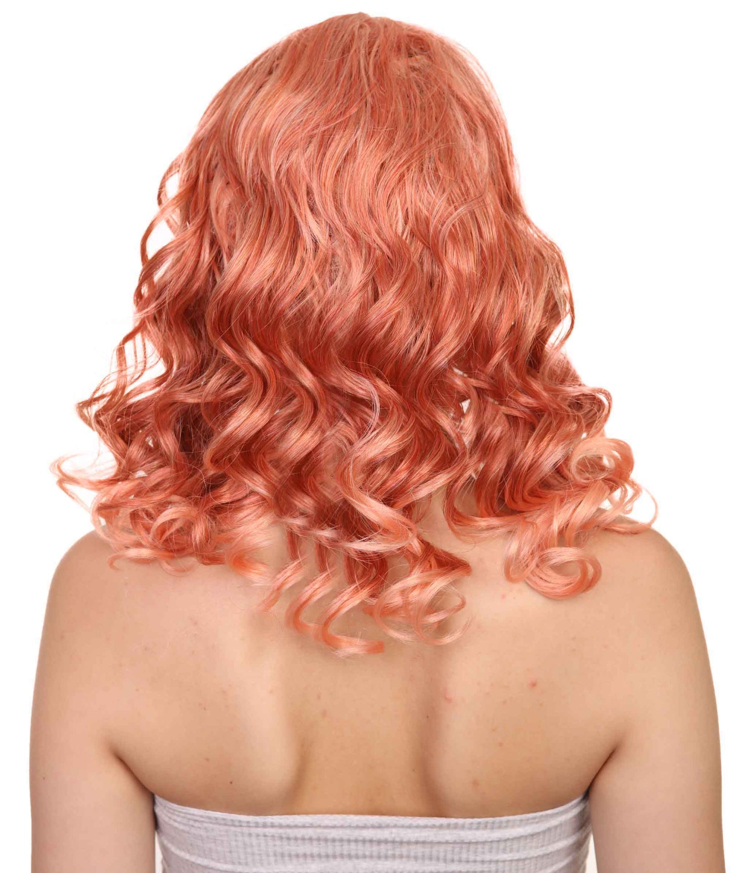 Wigs2you ハロウィンパーティープレミアム レディース H-1083 アリスウィッグ 鏡の国のアリス ピーチ色