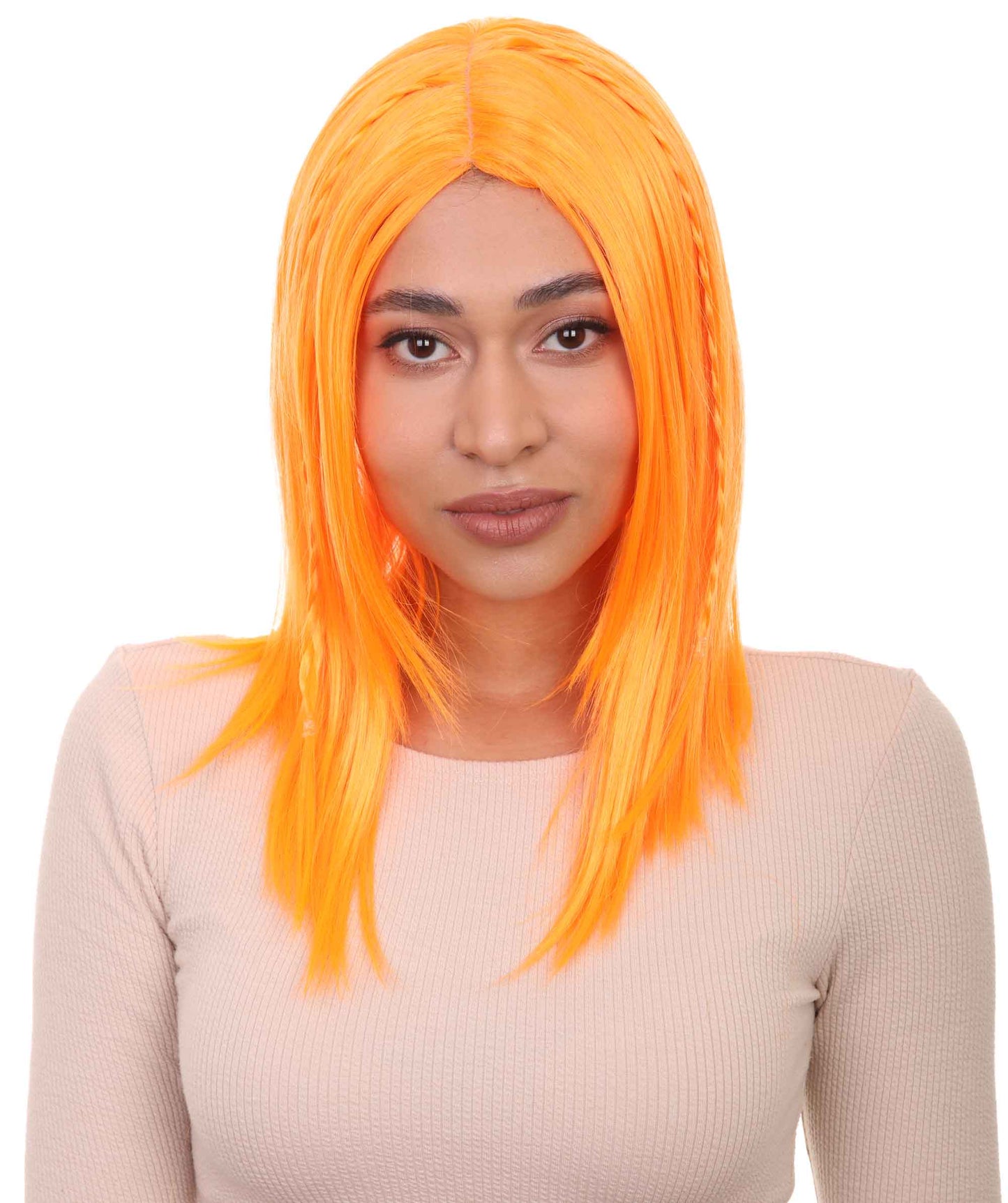 Wigs2you ハロウィンパーティープレミアム H-892 スワンプクイーンウィッグ パンプキンオレンジ色
