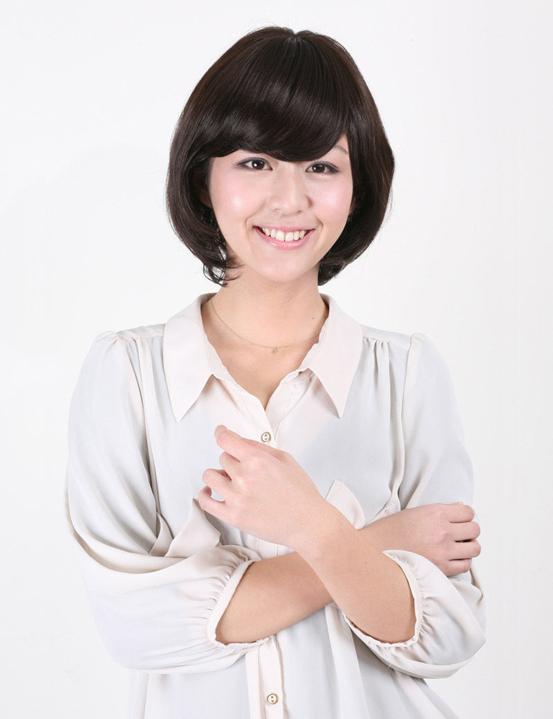 "耐熱商品☆綺麗なお姉さんスタイルになれちゃいます♪ ミディアムウィッグです♪ ウィッグネット付き♪ W-570 "