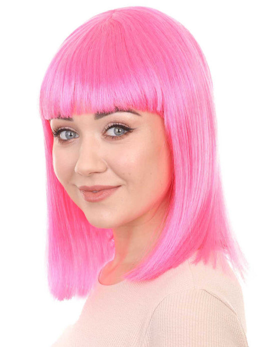Wigs2you ハロウィン パーティー プレミアム レディース H-682 ミディアム ホットピンク ボブウィッグ