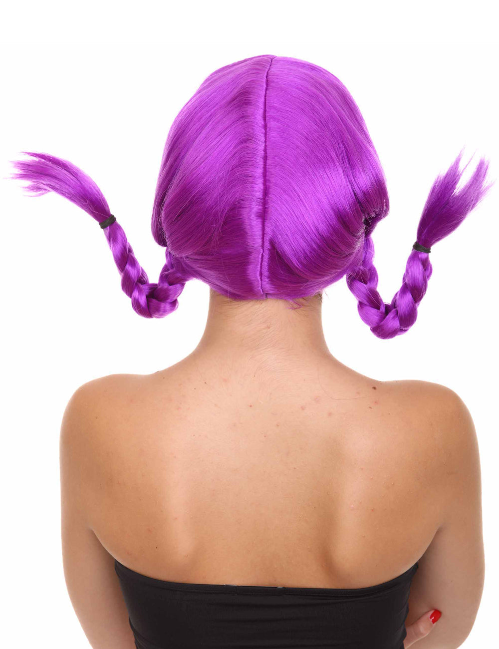 Wigs2you ハロウィン パーティー プレミアム レディース H-1645 簡単装着 とても快適 ピッピ バイオレット